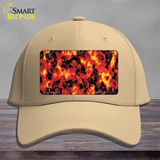 Fire Explosion Novelty License Plate Hat Cotton / Khaki