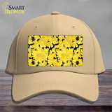 Yellow Camouflage Novelty License Plate Hat Cotton / Khaki