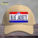 Blue Jackets Ohio State Novelty License Plate Hat Cotton / Khaki