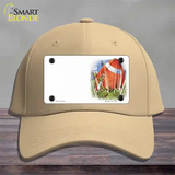 Football Offset Novelty License Plate Hat Cotton / Khaki