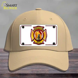 Firefighters Wife Novelty License Plate Hat Cotton / Khaki