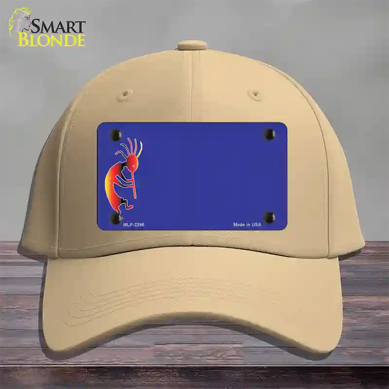 Kokopeli Offset Novelty License Plate Hat Cotton / Khaki