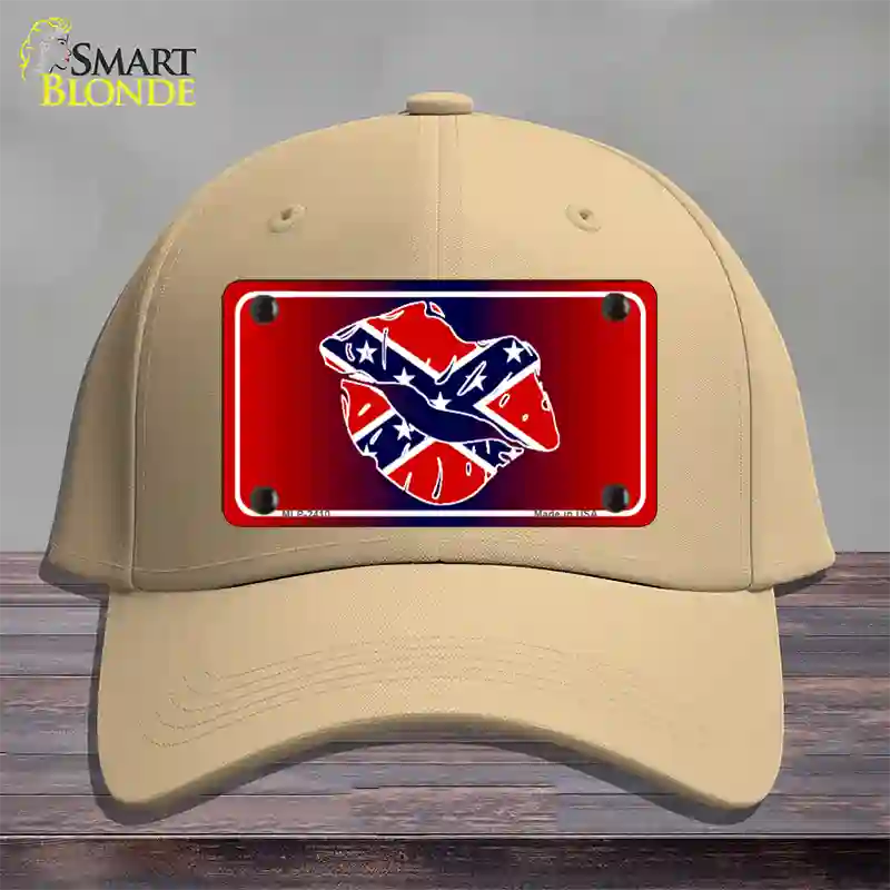 Rebel Kiss Novelty License Plate Hat Cotton / Khaki