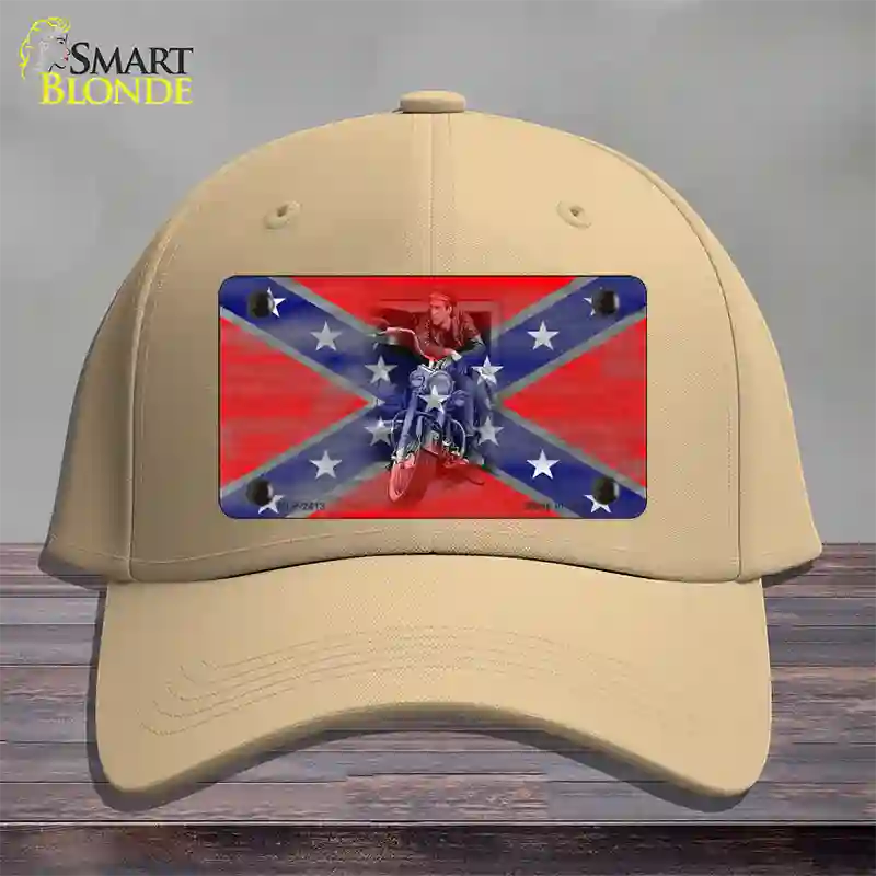 Rebel With A Cause Novelty License Plate Hat Cotton / Khaki