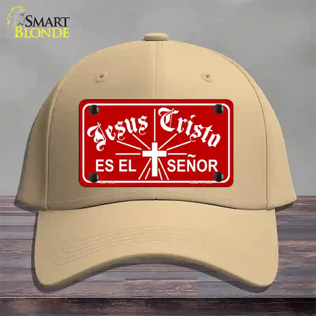 Jesus Cristo Novelty License Plate Hat Cotton / Khaki