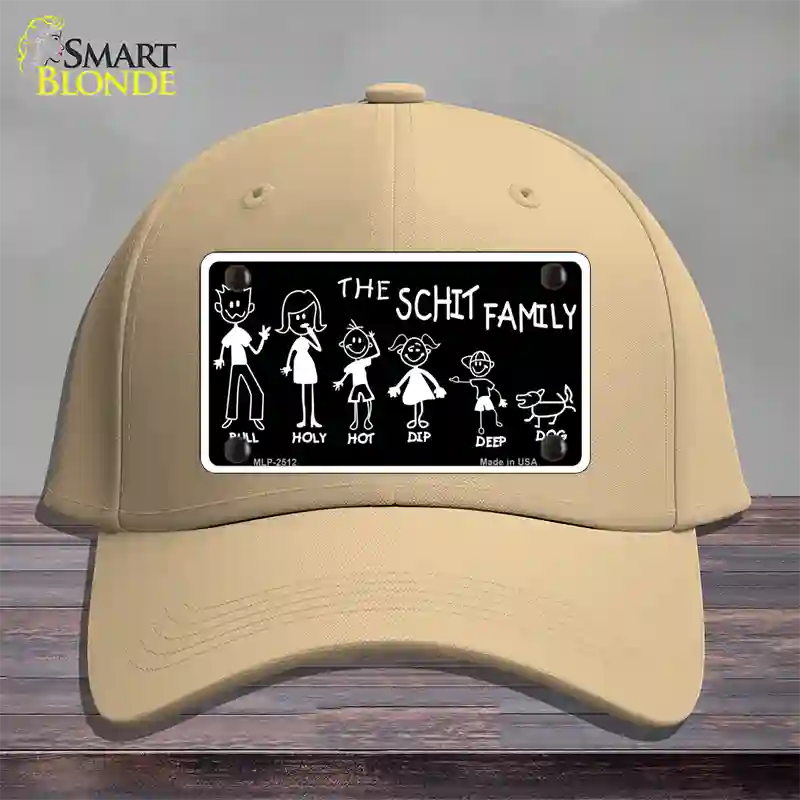 The Schit Family Novelty License Plate Hat Cotton / Khaki