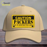 Caution Packers Novelty License Plate Hat Cotton / Khaki