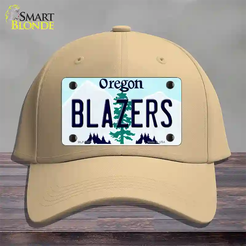 Blazers Oregon State Novelty License Plate Hat Cotton / Khaki