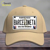 Barceloneta Novelty License Plate Hat Cotton / Khaki