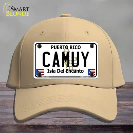 Camuy Novelty License Plate Hat Cotton / Khaki