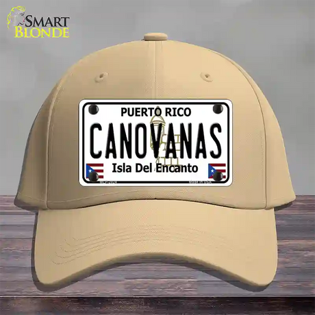 Canovanas Puerto Rico Novelty License Plate Hat Cotton / Khaki