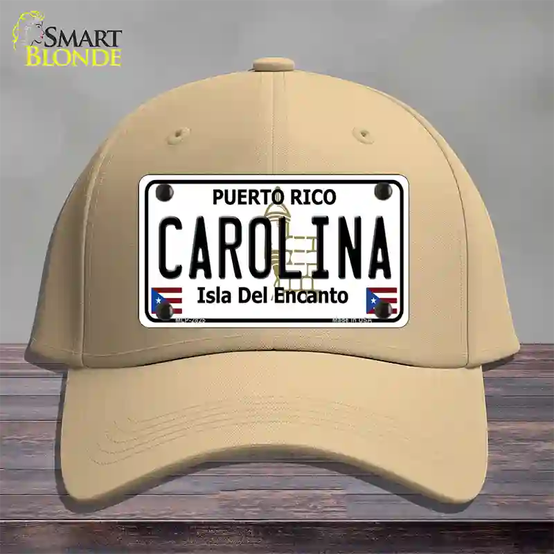 Carolina Novelty License Plate Hat Cotton / Khaki