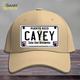 Cayey Puerto Rico Novelty License Plate Hat Cotton / Khaki