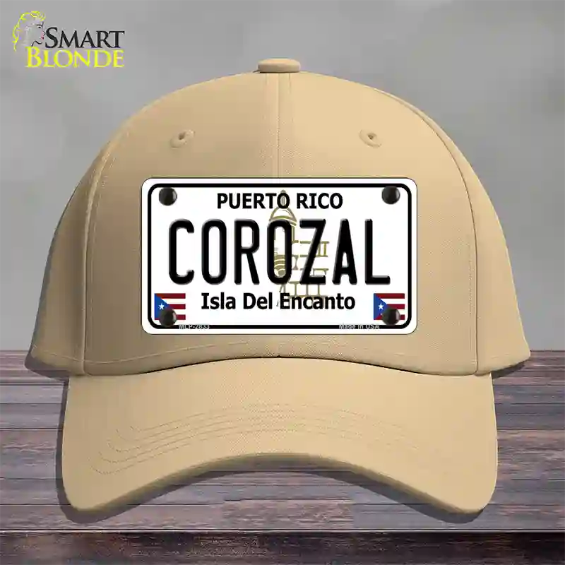 Corozal Novelty License Plate Hat Cotton / Khaki