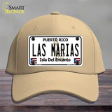 Las Marias Puerto Rico Novelty License Plate Hat Cotton / Khaki