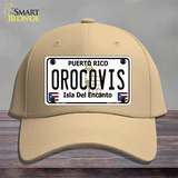 Orocovis Puerto Rico Novelty License Plate Hat Cotton / Khaki