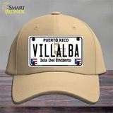 Villalba Puerto Rico Novelty License Plate Hat Cotton / Khaki