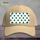 Green White Polka Dot Novelty License Plate Hat Cotton / Khaki