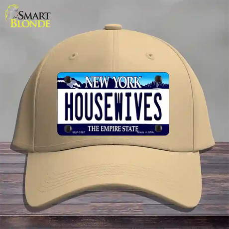 Housewives New York Novelty License Plate Hat Cotton / Khaki