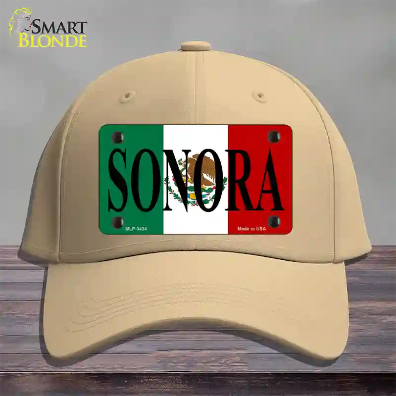 Sonora Novelty License Plate Hat Cotton / Khaki