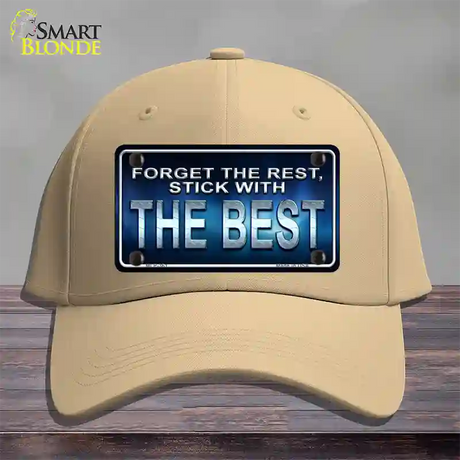 Forget The Rest Novelty License Plate Hat Cotton / Khaki