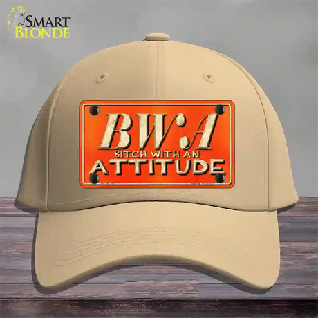 B.W.A. Novelty License Plate Hat Cotton / Khaki