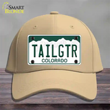 Tailgtr Colorado Novelty License Plate Hat Cotton / Khaki