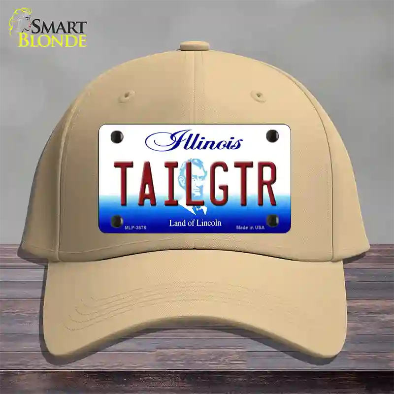 Tailgtr Illinois Novelty License Plate Hat Cotton / Khaki