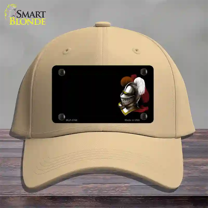 Armor Offset Novelty License Plate Hat Cotton / Khaki