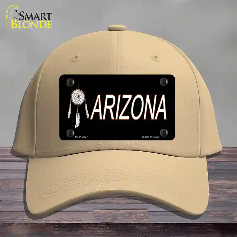 Dreamweaver Offset Arizona Novelty License Plate Hat Cotton / Khaki