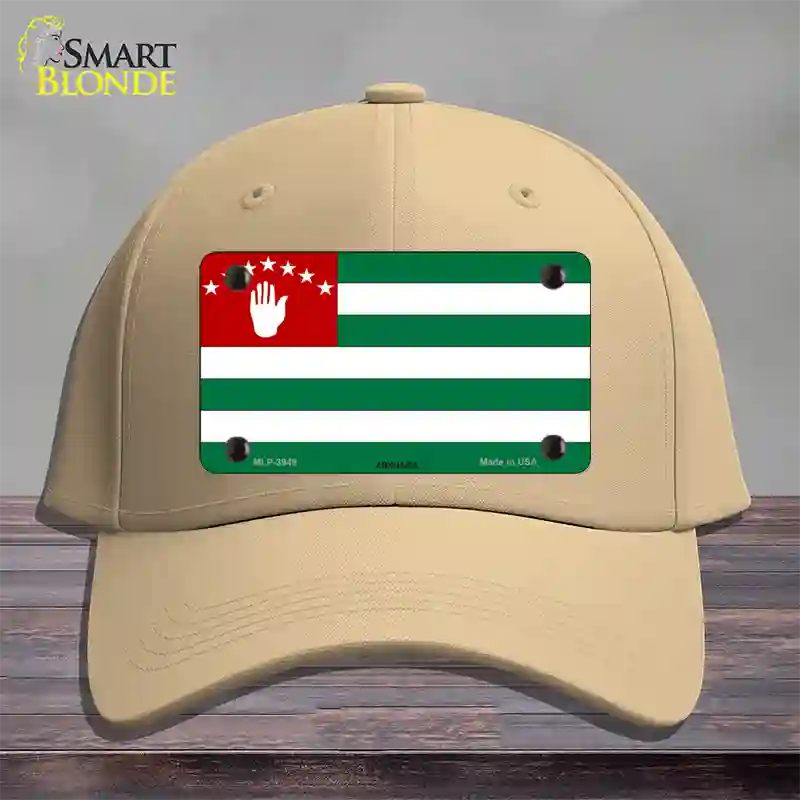 Abkhazia Flag Novelty License Plate Hat Cotton / Khaki