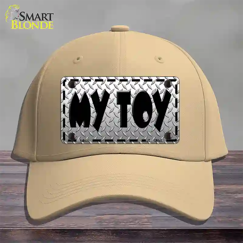 My Toy Novelty License Plate Hat Cotton / Khaki