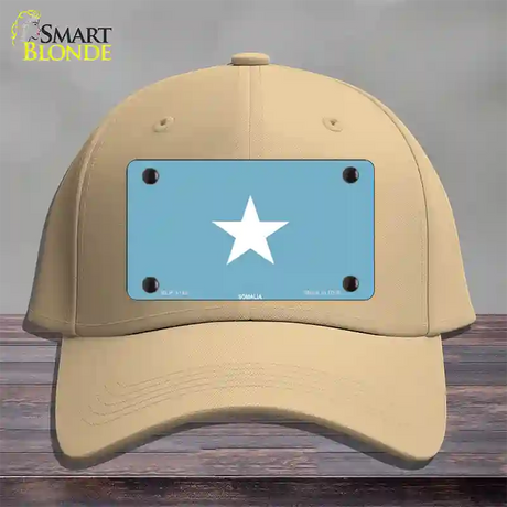 Somalia Flag Novelty License Plate Hat Cotton / Khaki