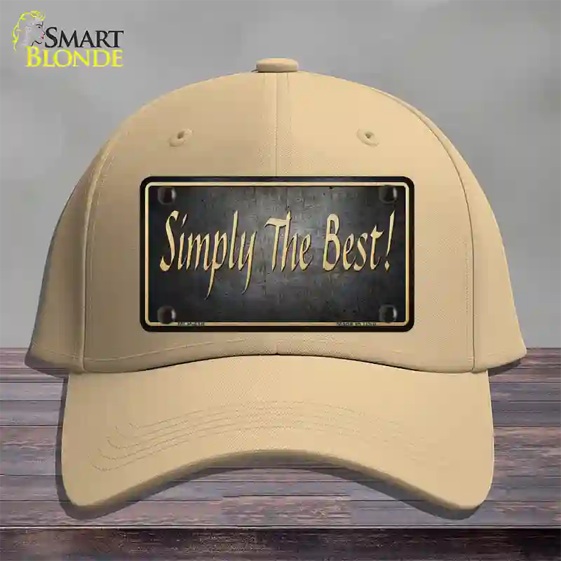 Simply The Best License Novelty License Plate Hat Cotton / Khaki