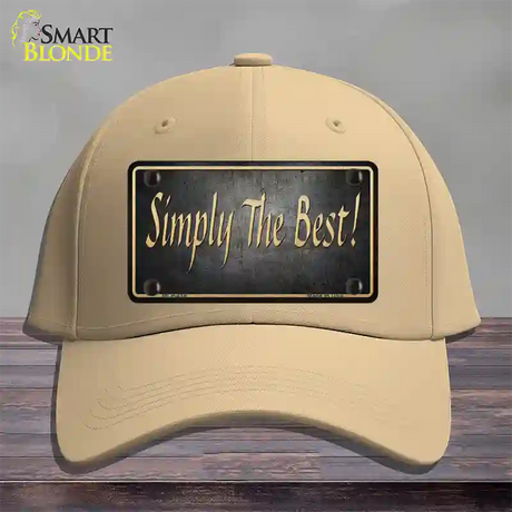 Simply The Best License Novelty License Plate Hat Cotton / Khaki