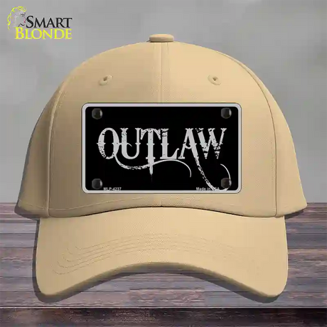 Outlaw Novelty License Plate Hat Cotton / Khaki