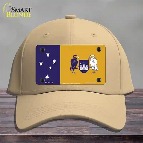 Australia Capital Territory Novelty License Plate Hat Cotton / Khaki