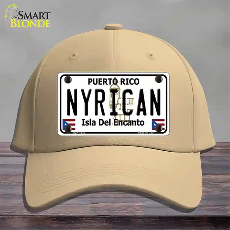 Nyrican Puerto Rico Novelty License Plate Hat Cotton / Khaki