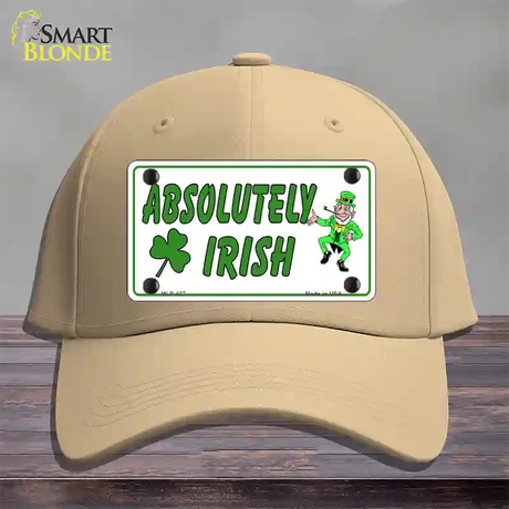 Absolutely Irish Novelty License Plate Hat Cotton / Khaki