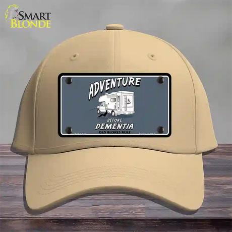 Adventure Before Dementia Novelty License Plate Hat Cotton / Khaki