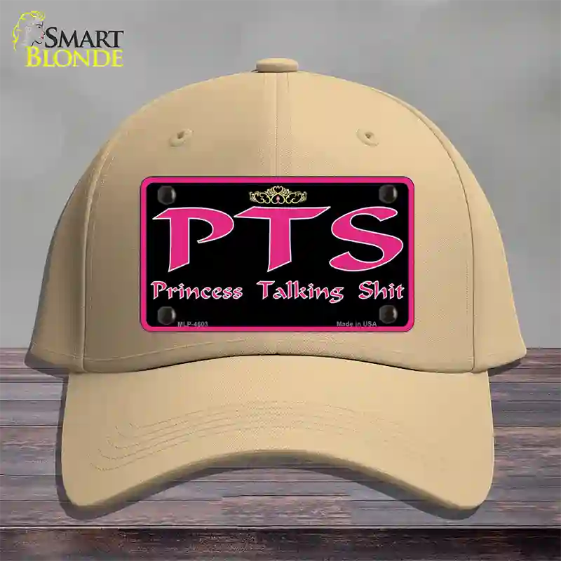 P.T.S. Novelty License Plate Hat Cotton / Khaki