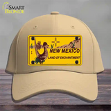 Roadrunner New Mexico Novelty License Plate Hat Cotton / Khaki