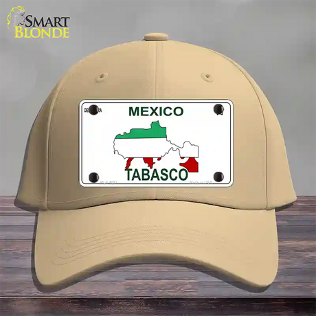 Tabasco Mexico Novelty License Plate Hat Cotton / Khaki