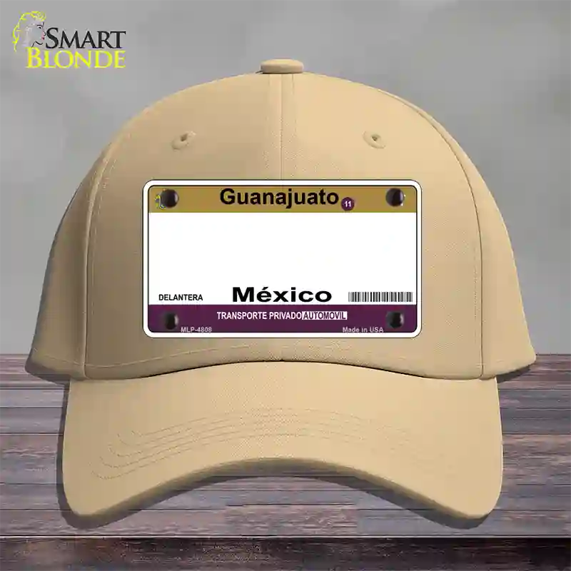 Guanajuato Mexico Blank Novelty License Plate Hat Cotton / Khaki