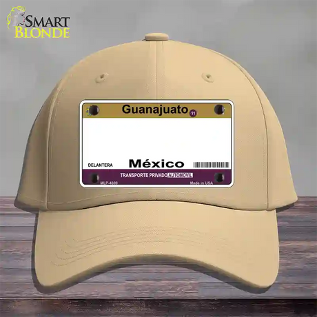 Guanajuato Mexico Blank Novelty License Plate Hat Cotton / Khaki