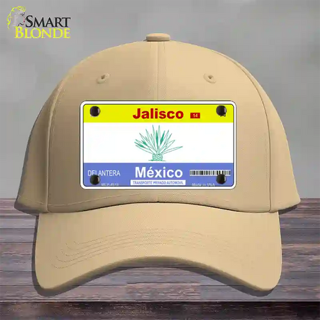 Jalisco Mexico Blank Novelty License Plate Hat Cotton / Khaki