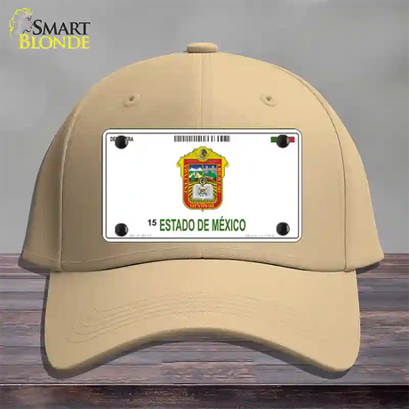 Estado De Mexico Novelty License Plate Hat Cotton / Khaki