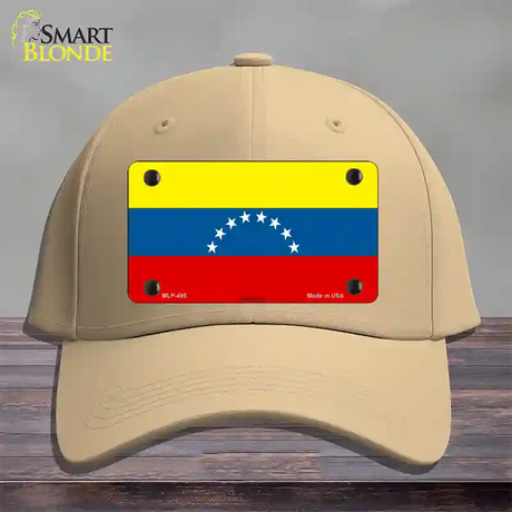 Venezuela Novelty License Plate Hat Cotton / Khaki