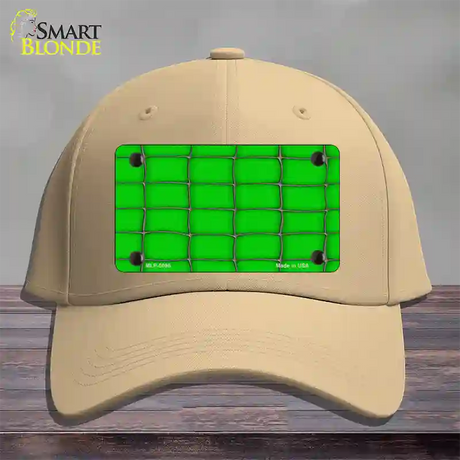 Web Green Novelty License Plate Hat Cotton / Khaki