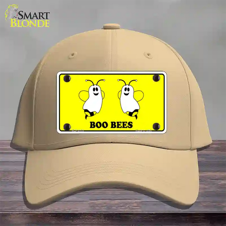 Boo Bees Novelty License Plate Hat Cotton / Khaki